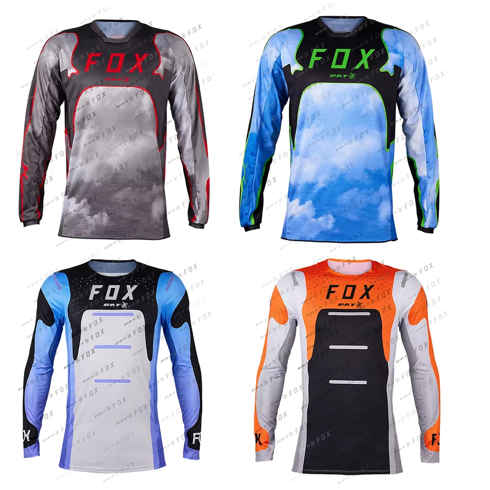 

Men's Motocross T-Shirt Mountain Bike Jersey Cross Enduro Offroad DH Jersey Quick-Dry Breathable BATFOX Downhill Bike Clothing