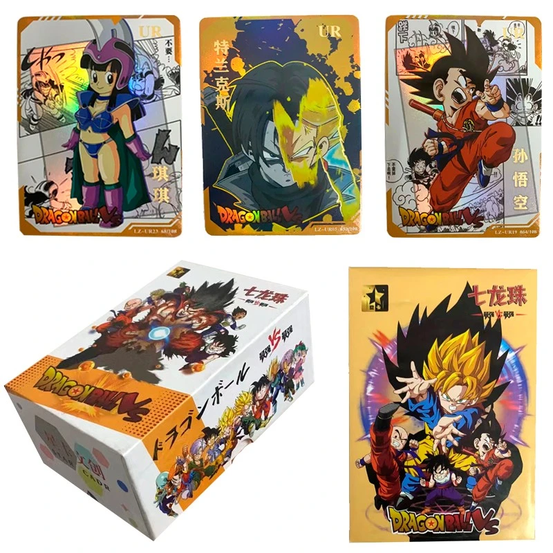 Novo anime japonês dragon ball z coleções cartão de jogo tcg goku vegeta  figuras hobby colecionáveis cartões raros para presentes da criança  brinquedo| | - AliExpress