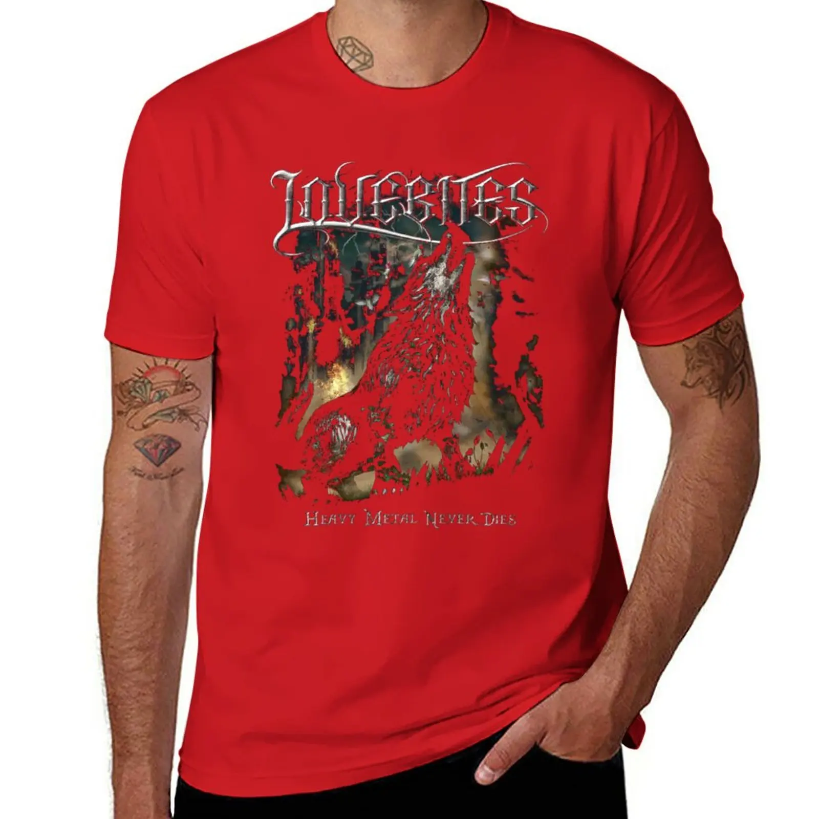 LOVEBITES Tシャツ&ピンバッチ S5965eaef885d4d69bc1ee850d7f78