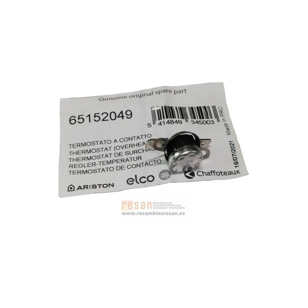 Termostati Fissi Termostato Fisso 85 ° Orizzontale Ariston Cataloghi