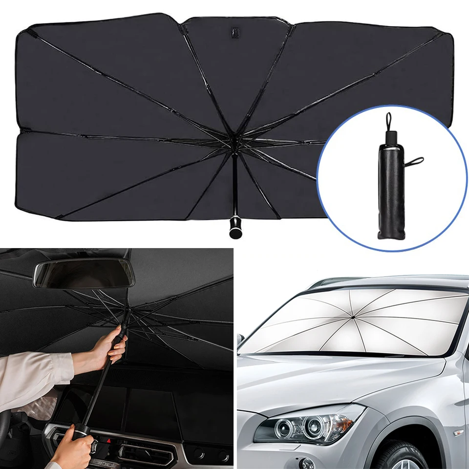 Car Windshield Sun Shade Umbrella Front Window Sun Protection