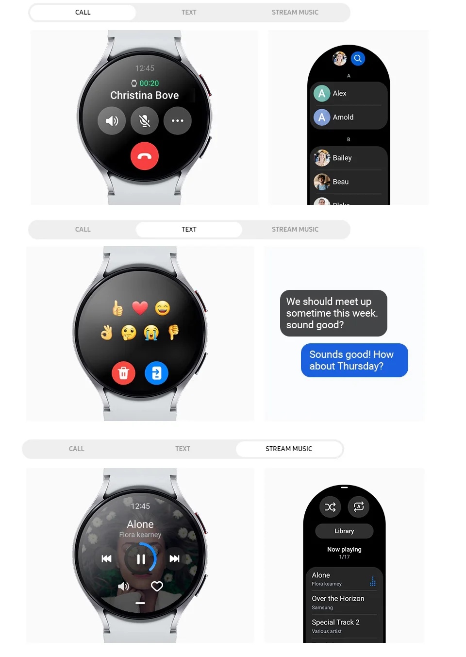 Samsung Galaxy Watch 6 Smart watch For 40mm/44mm description image 12