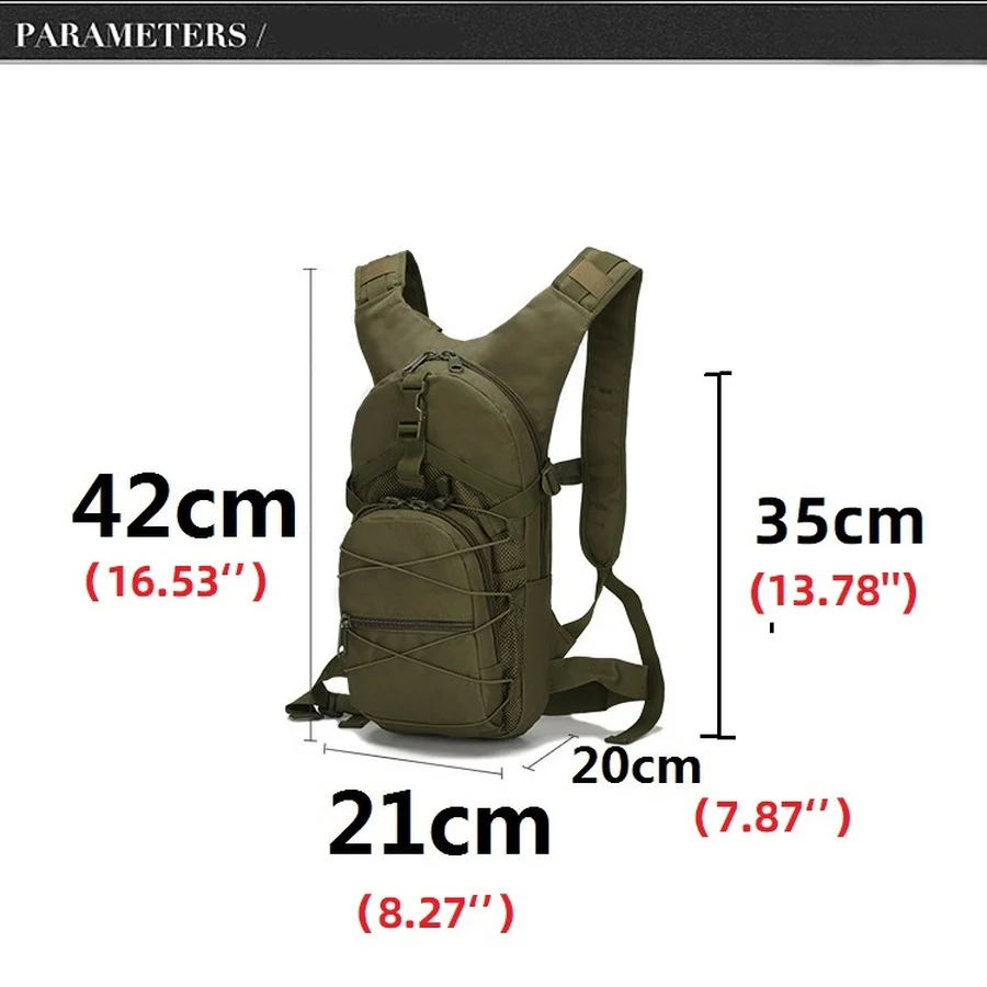 15L Hiking Backpack Military Tactical bag Climbing Mountain Bagpack Travel Waterproof Bag Cycling Knapsack