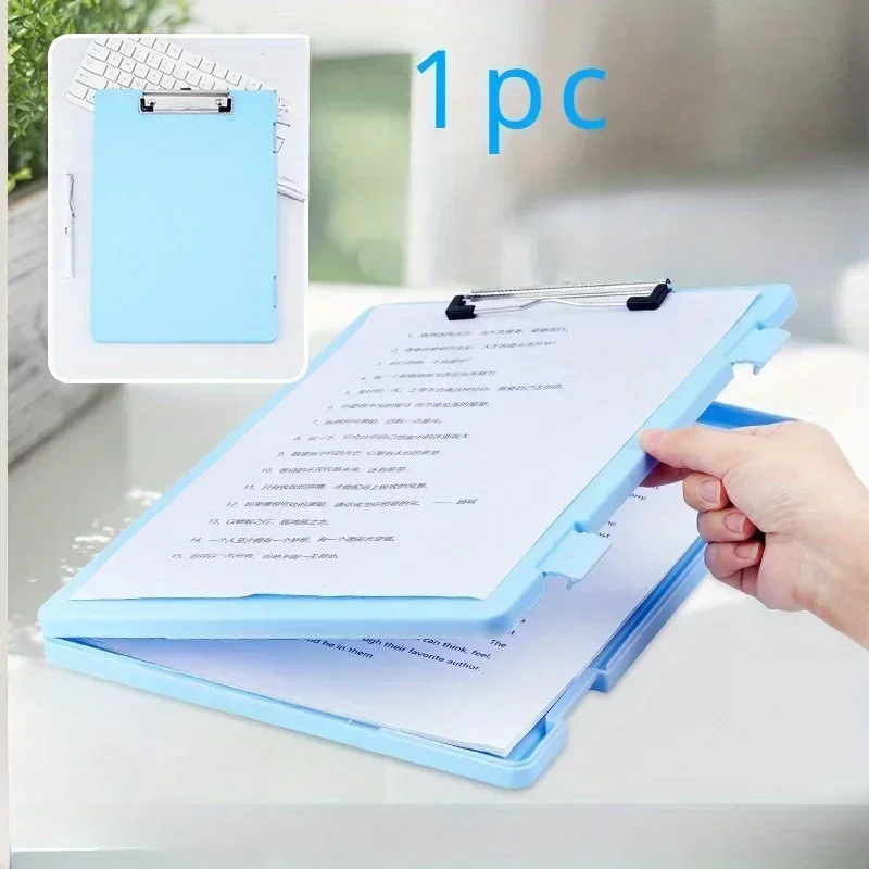 A4 Board Folder Clip Folder Organizer Box Office Supplies Mat Board Clipboard Fresh Exam File Information Booklet document board clamp,file folder