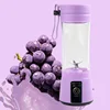 1Pc Portable Fruit Juice Blenders Summer Personal Electric Mini Bottle Home USB 6 Blades Juicer Cup Machine For Kitchen 5
