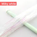 Milky white