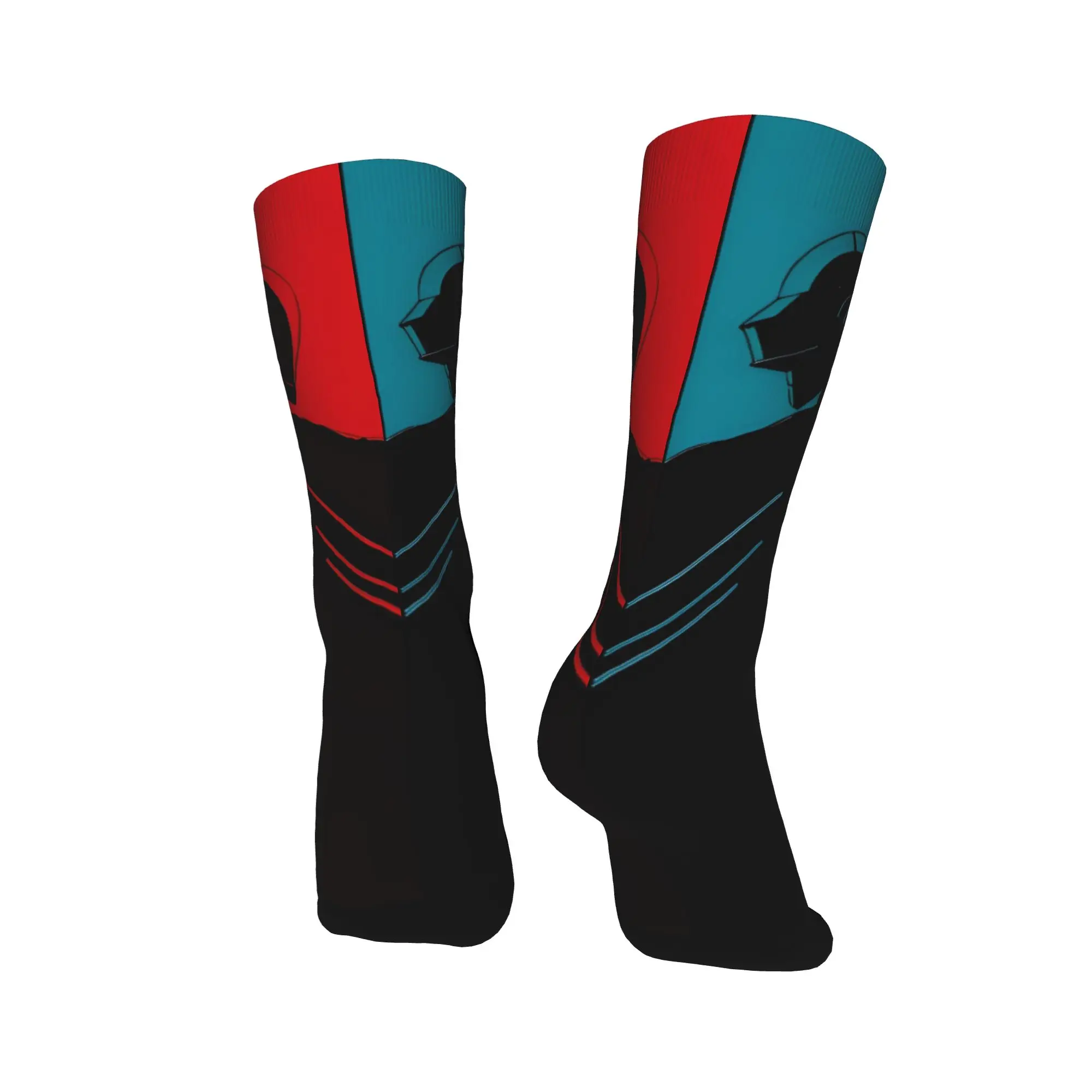 Daft Punk Rock Band Autumn Skateboard Non-Slip Soft Socks