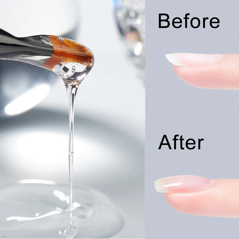 Nail Extension 3 colors Poly UV Gel Builder For Nails Finger Extensions Form Tips UV Gel Polish Art Varnish Kits Sticker