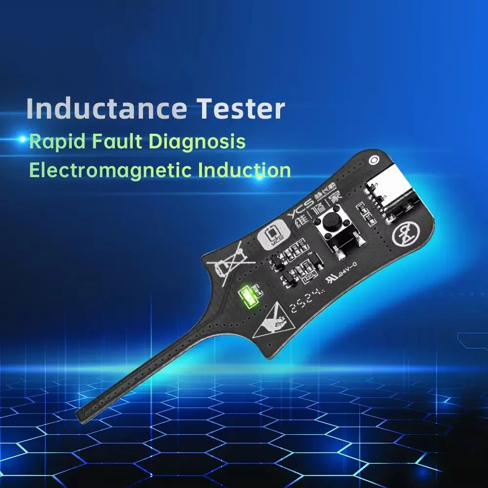 고정밀 마더보드 코일 테스터 안정성 휴대용 인덕터 감지기 도구 사용하기 쉬운 다기능 PCB 테스트 도구