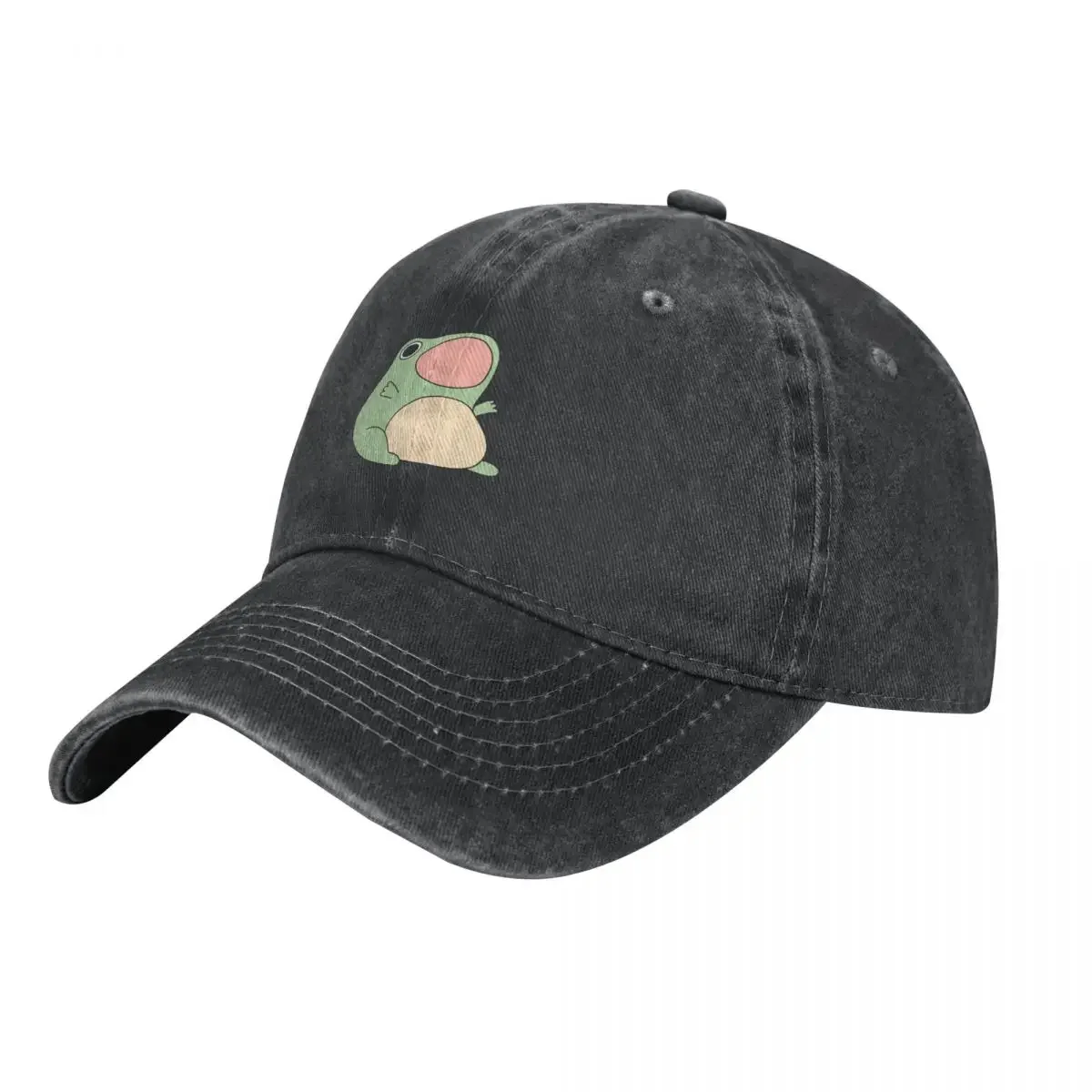 

Happy Yelling Frog Cowboy Hat Trucker Cap custom Hat For Girls Men's