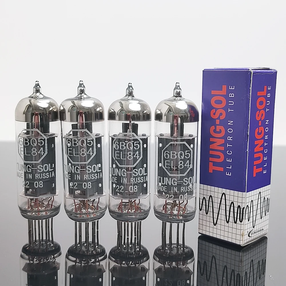 Tung-sol el84電子チューブは、el84 6bq5 7189 6n14n真空管クワッド用