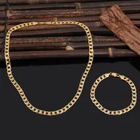 Nouveau Original 925 argent Sterling 18K or exquis 8MM géométrie bracelets collier pour femmes hommes créateur de mode ensemble de bijoux 1