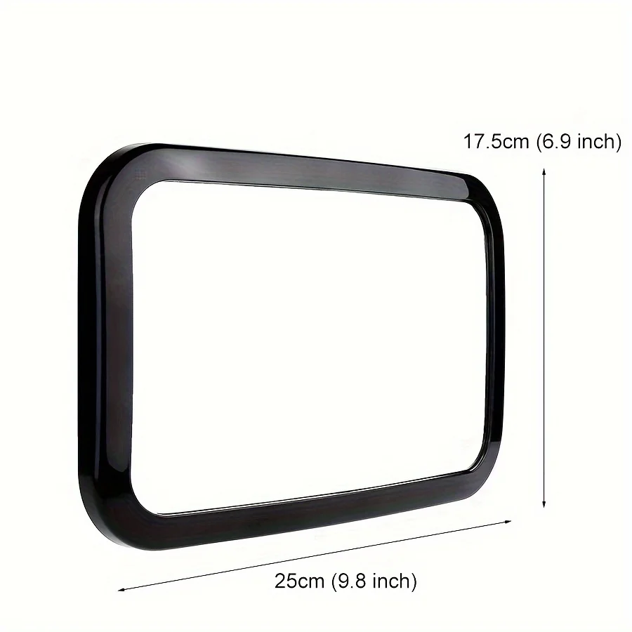 Crash-tested and certified shatterproof 360-degree rotating baby car rearview mirror for rear-facing babies