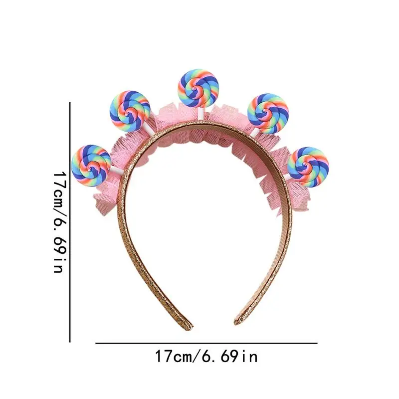 Lollipop Hair Bands Cute Headband Lollipop Headband Hair Accessories Photo Props Candy Candy Costume Accessories For