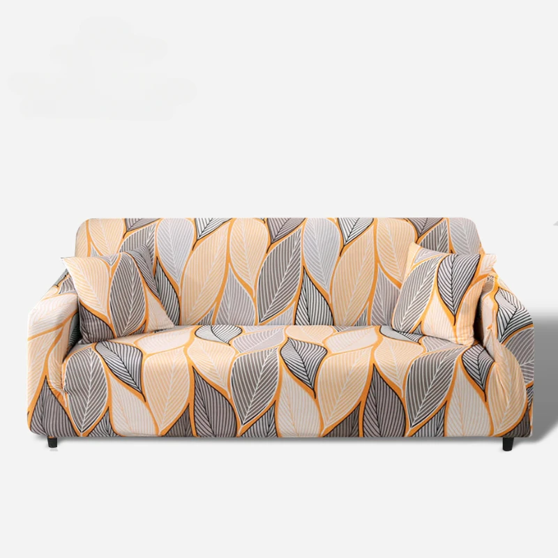 

Elastic Sofa Cover Spring and Summer Milk Silk Fabric L-shaped Sofa, Living Room Armrest Sofa Can Be Used for 1/2/3/4 Seats