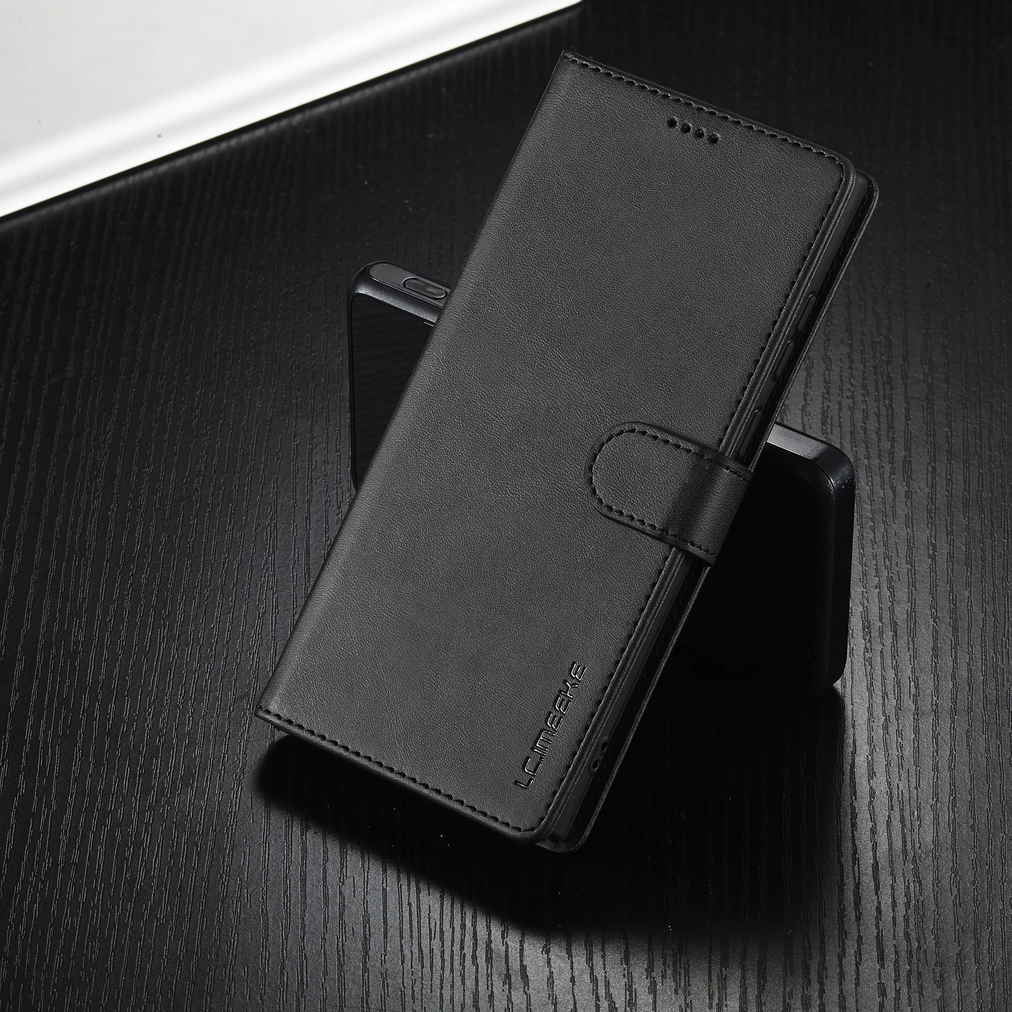 thumbnail image 1 of Funda de cuero con tapa para Samsung Galaxy A15, A05S, A14, A24, A34, A54, A13, A23, A33, A53, A73, A52, A32, A22, A42, A12, A04S, M52, M53, 1 of 5