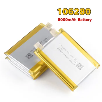Batteria ai polimeri di litio semisolidi da 3.8V 8000mAh ricaricabile per Power Bank, GPS, altoparlanti Bluetooth e progetti fai-da-te (106280)