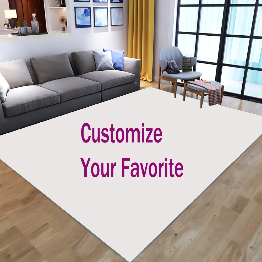 Anti-Slip Carpet Your Image Bathroom Living Room Outdoor Indoor Doormat Mat Floor Mats Christmas Gift