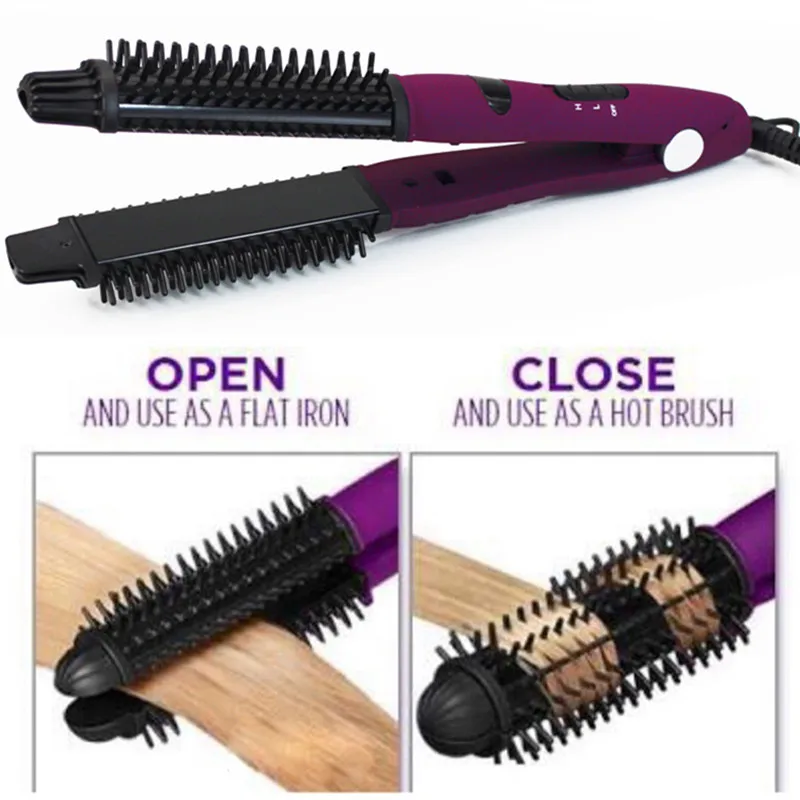 Gift Flat Iron Curling Irons Curl Braiding Hair Flat Iron Hair Straightener And Curler 5