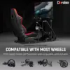 G923 Sim Cockpit, Red Seat, Fit Logitech/Thrust G25-920/T150/300, No Wheel/Pedal/Shift/Monitor,Racing Simulator Cockpit 3
