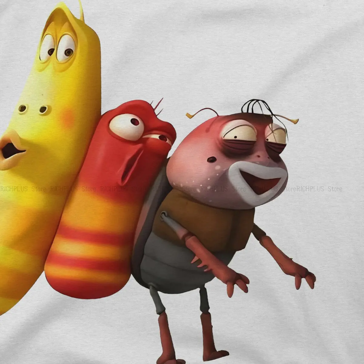 Larva Funny Videos Larva Cartoon TShirt Funny Elegant T Shirt