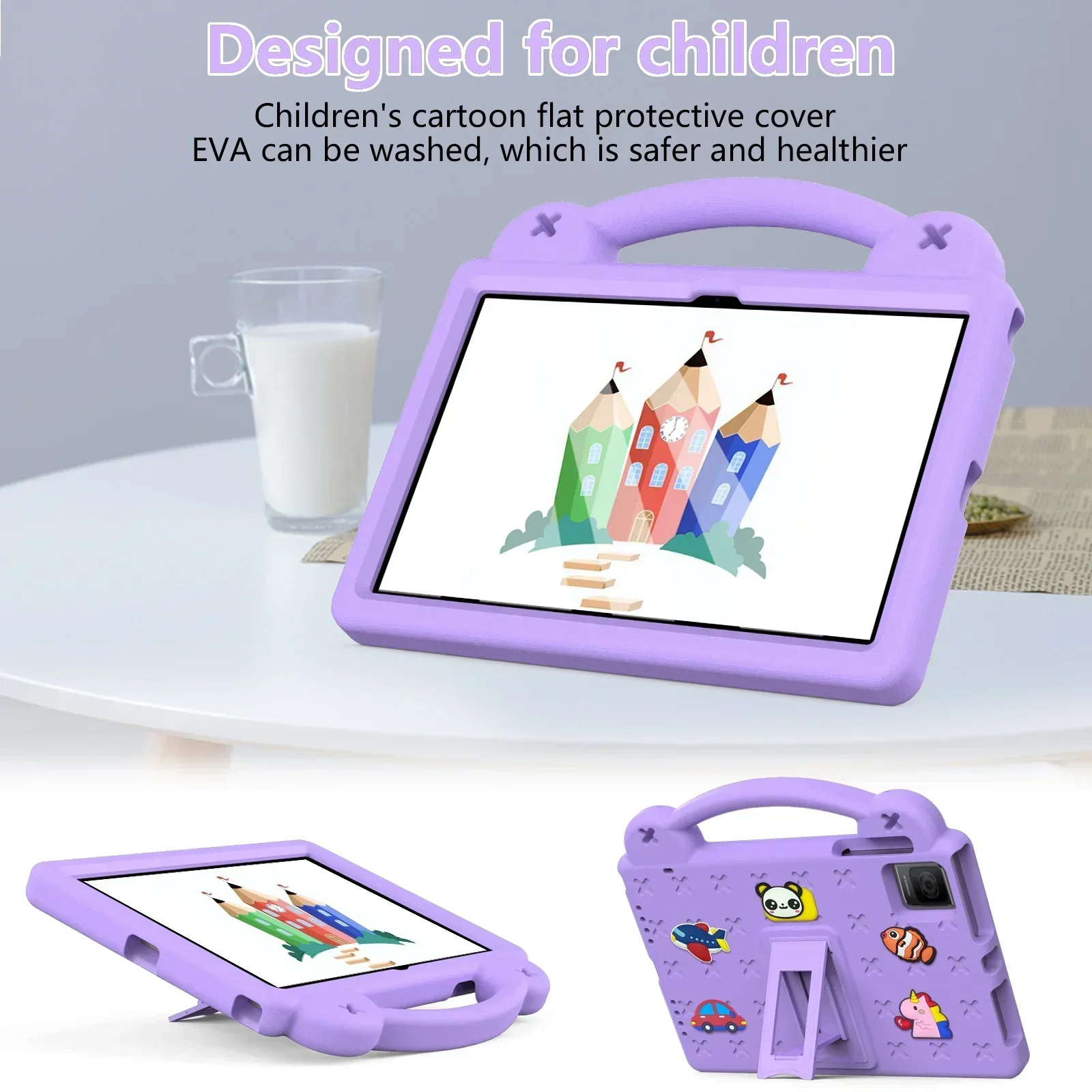 Kids Shockproof EVA Tablet Case Cover, 10-11 inch, Protective and Durable Design