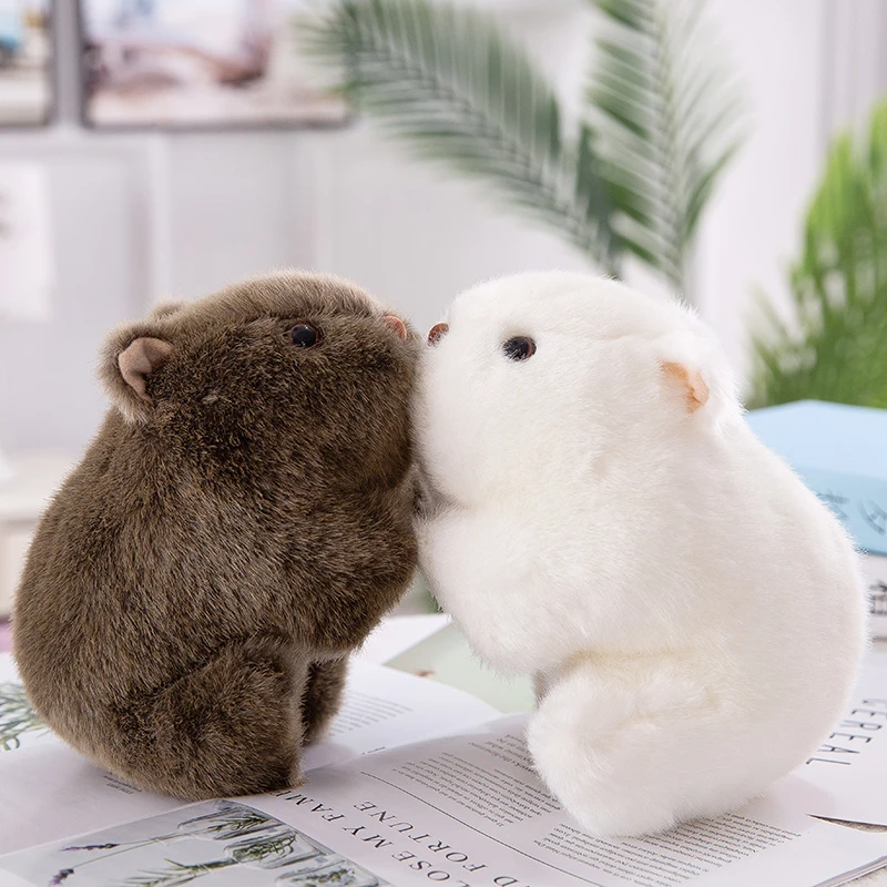 

25cm Simulation Guinea Pig Doll Small Plush Toy Cute Little Guinea Pig Doll Children's Gift Guinea Pig Doll