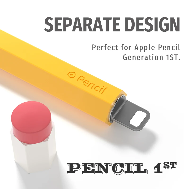 Bolsa de Silicone Capa Protetora para Apple Lápis Toque Stylus Pen 1ª e 2ª Geração Pele Lápis Ipad 2 - Imagem 2