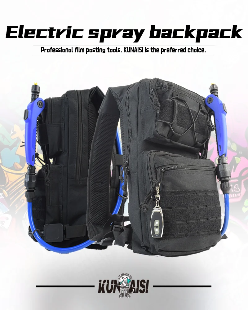 Für Automotive Film Färbung große Kapazität Rucksack elektrische Fenster Reinigung Sprinkler Bewässerung Eimer Auto Reinigung Zubehör – Detail 1