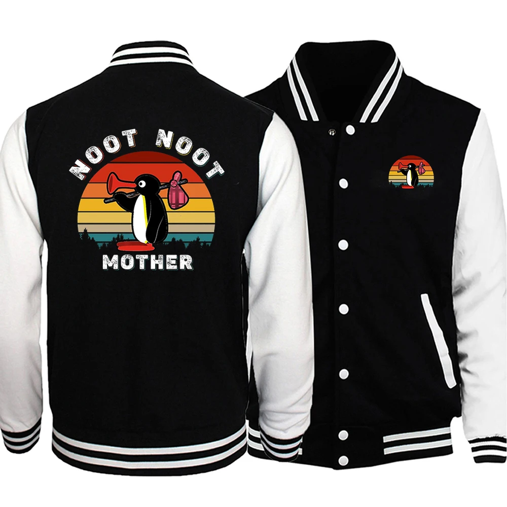 thumbnail image 1 of Traje de béisbol con estampados divertidos de cinco minutos más para hombre, ropa de calle holgada de cómics, camisetas de moda que combinan con todo, ropa de otoño polar para hombre, 1 of 5
