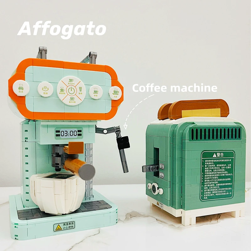 Coffee Maker Building Block Display Box