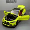 1:24 M4 G82 Coupe Alloy Sports Car Model Diecasts Metal Vehicles Car Model Simulation Sound Light Collection Chlidrens Toys Gift 1