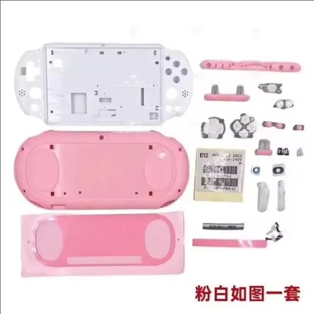 Replacement Full Housing Shell Case Cover With Button Parts