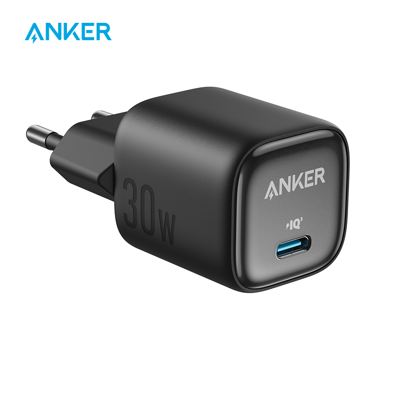 Anker Zolo 30W Compact GaN Charger, PIQ 3.0 PPS Fast Charging, Exclusive Low-Temperature Technology, Ultra-Safe and Portable