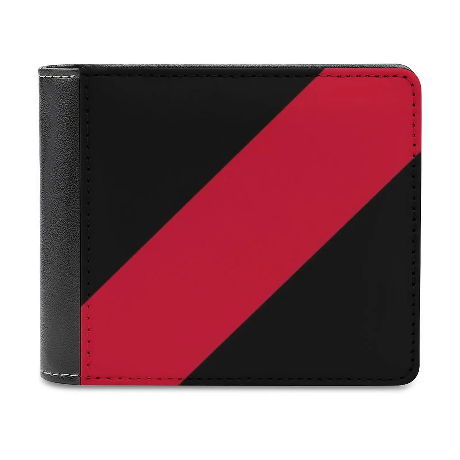 

Red & Black Pattern Leather Men's Wallets Hot Selling New Men's Wallet Trend Card Pack Purse Essendon Bombers Essendon Bombers