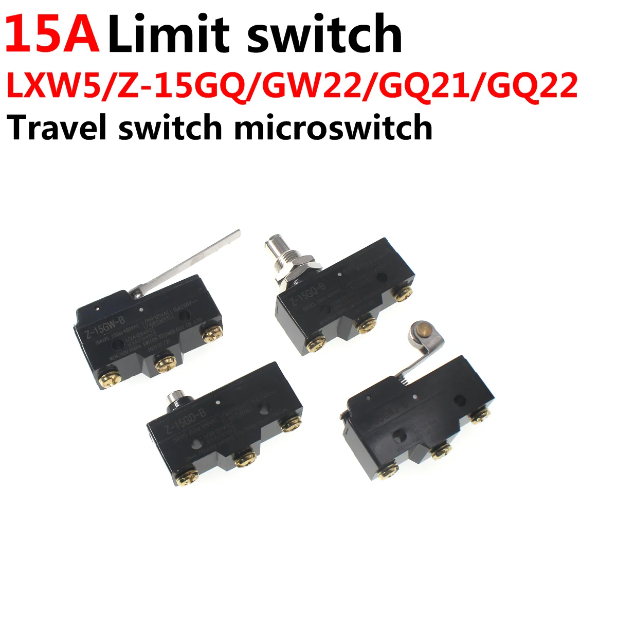 2PCS Z-15G-B Silver contact Limit Switch Travel Switch Micro Switch Z-15GQ-B,Z-15GQ22-B,Z-15GW22-B,Z-15GW-B,Z-15GW2-B,Z-15HW24-B 2pcs znter 6000mah 1 5v rechargeable battery micro usb battery size d lipo lr20 battery with micro usb cable fast charging