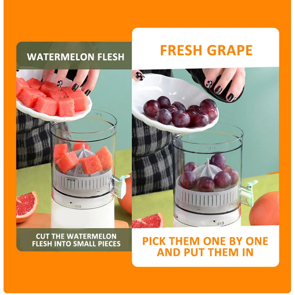 Machine à jus domestique multifonctionnelle sans fil, portable, USB, aste, orange Ju479, mini tasse électrique, 45W - S596895daa6db4f27b79769e4768b1d76w