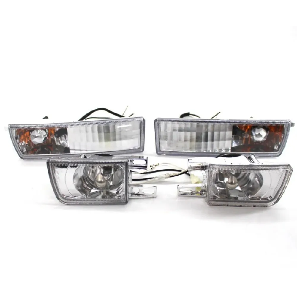 

4 piece Foglight Fog lights Front bumper lamp for Volkswagen Golf 3 combination crystal fog lights anti-fog light 1992 1993-1997
