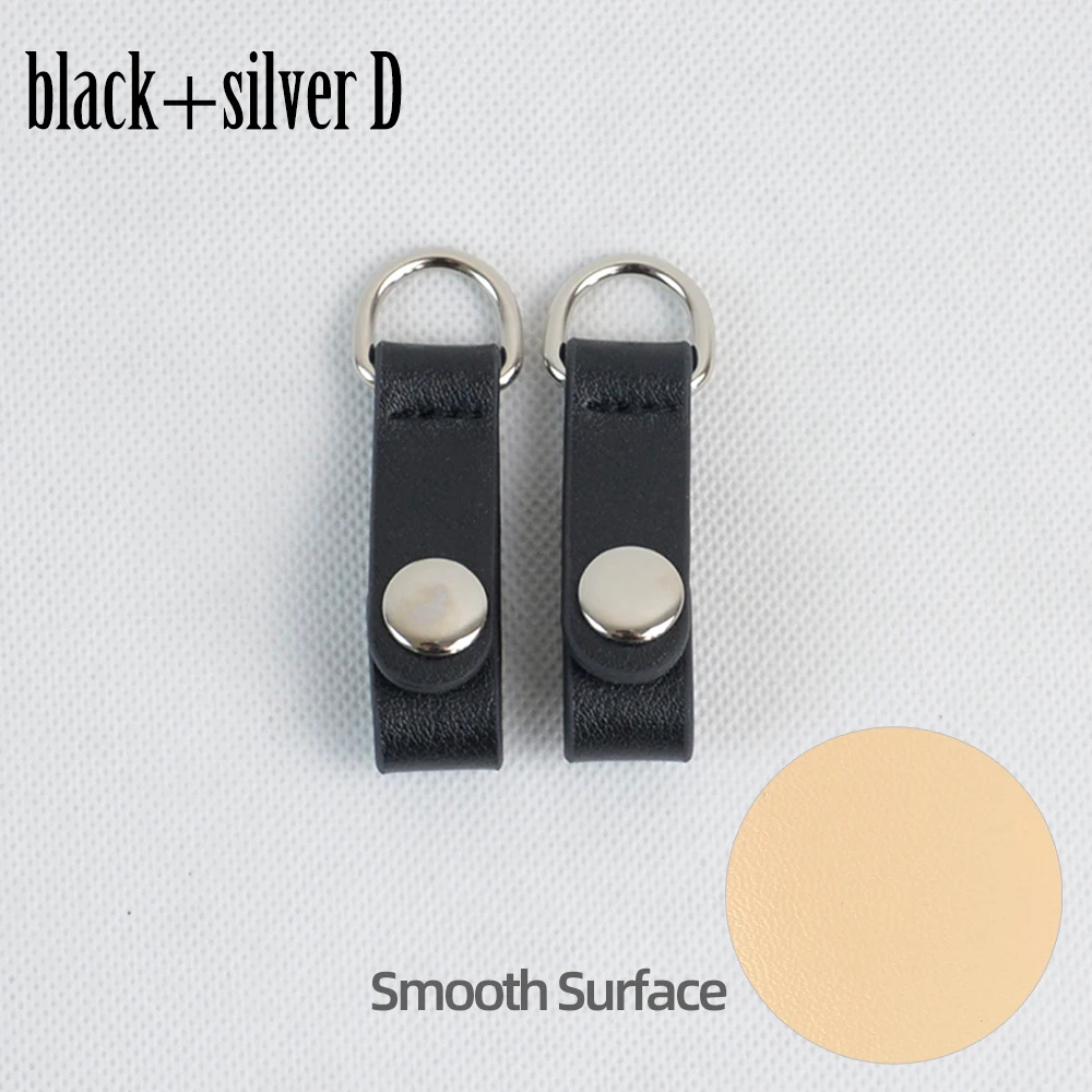 Premium Faux Leather Strap Clip Closure Attachment - Elegant Hook Clips