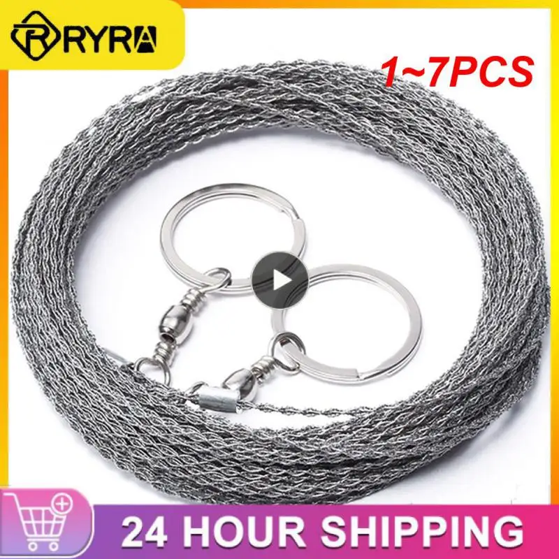 

1 ~ 7 шт. лучшая уличная ручная пила из нержавеющей стали 304 проволочная пила для кемпинга спасательная Деревообработка сверхтонкая ручная пила проволока 5 м