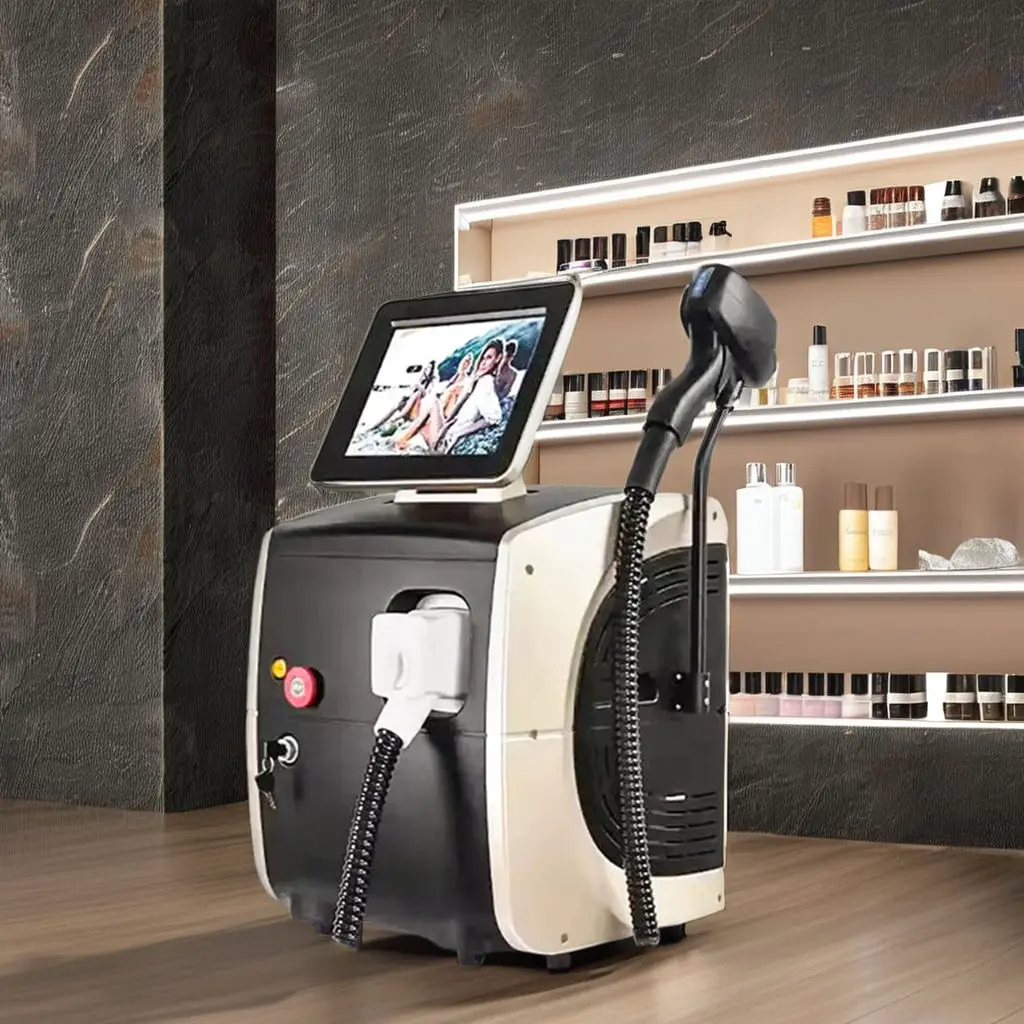 desktop 808nm hair removal machine soprano titanium laser hair removal machine portable diode machine