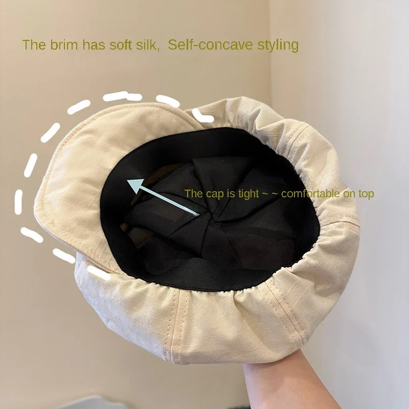 beret hat newsboy cap newsboy hat casual hat Harajuku Retro Style Oversized Berets Caps for Women in Spring Summer Fashion Versatile Casual Short-brimmed Newsboy Hats