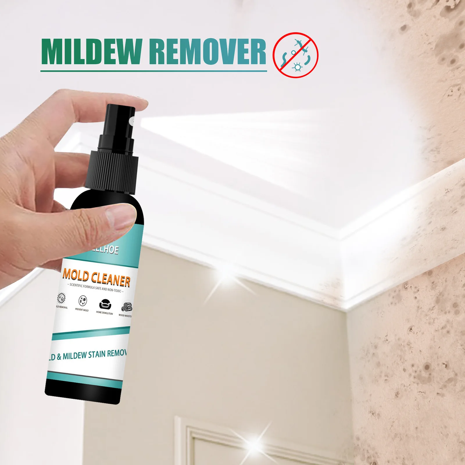 Household Mold Removal Spray Furniture Tile Floor Quick Mold Removal