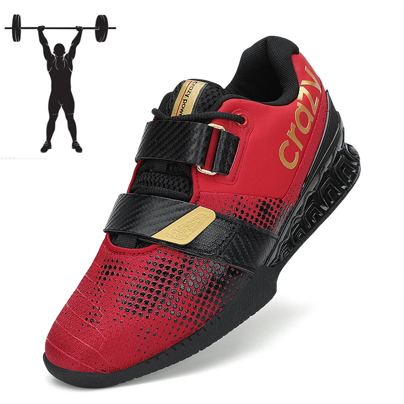 Hot Professional Weightlifting Shoes Men\'s and Women\'s General Fitness Shoes Non Slip Squatting Weightlifting Training Shoes Men