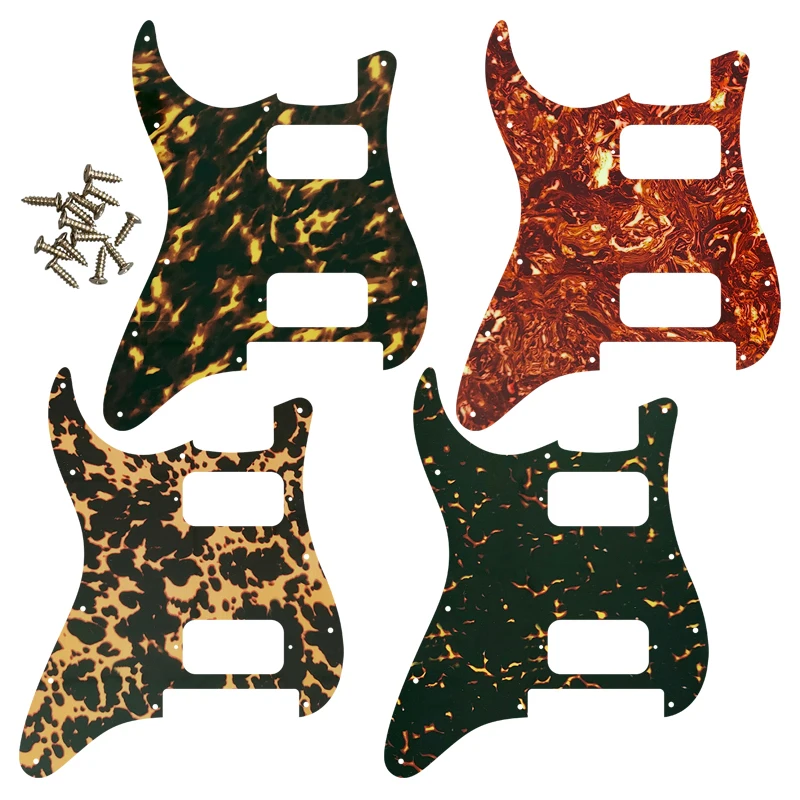 

Feiman Custom Parts - For US 11 Screw Holes Strat Floyd Rose Tremolo Bridge Guitar Pickguard Blank With HH Pickups Scratch Plate