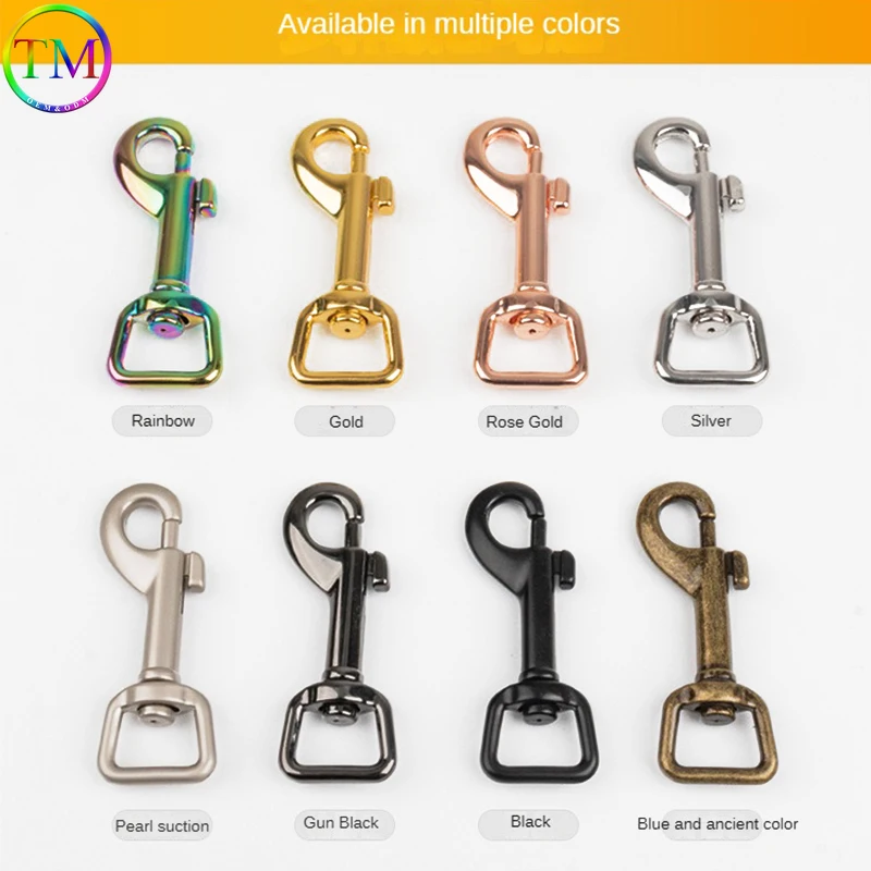 15/20/25/30mm Metal Snap Hook For Bag Handbag Belt Purse Strap Shoulder Bag Chain Connector Buckle Swivel Trigger Clip Clasp