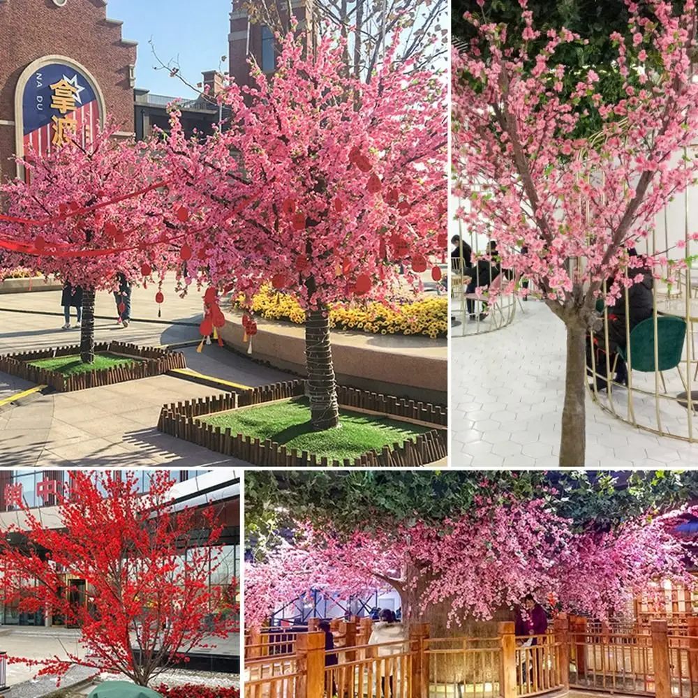 New Short/Long Red Plum Blossom Branch Multistyles Artificial Flowers Table Decoration Home Decoration