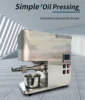 Automatic Nut Oil Press Machine with Roaster Commercial Home Use Oil Maker 220V Oil Expeller 5