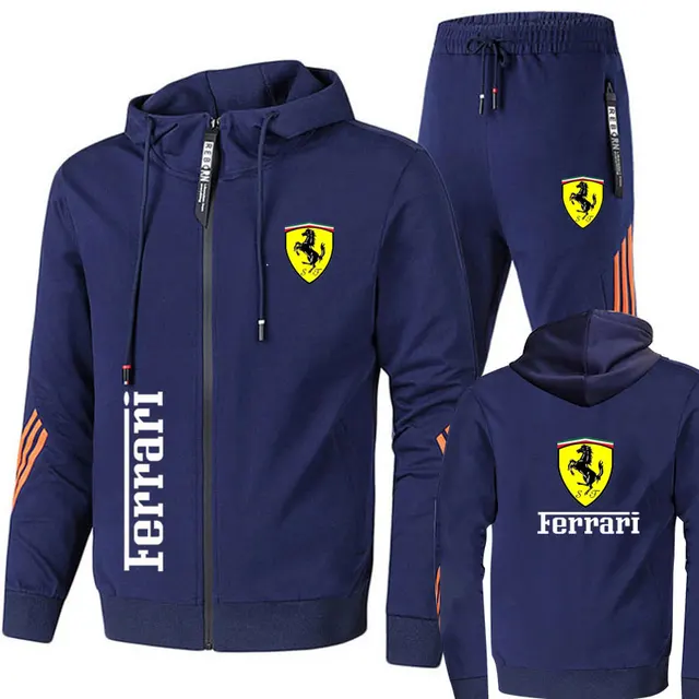 Formule 1 Ferrari Team Sudadera con capucha para hombre y mujer, chándal de talla grande, conjunto de ropa y pantalones, ropa de Fan, primavera y 2022| | - AliExpress