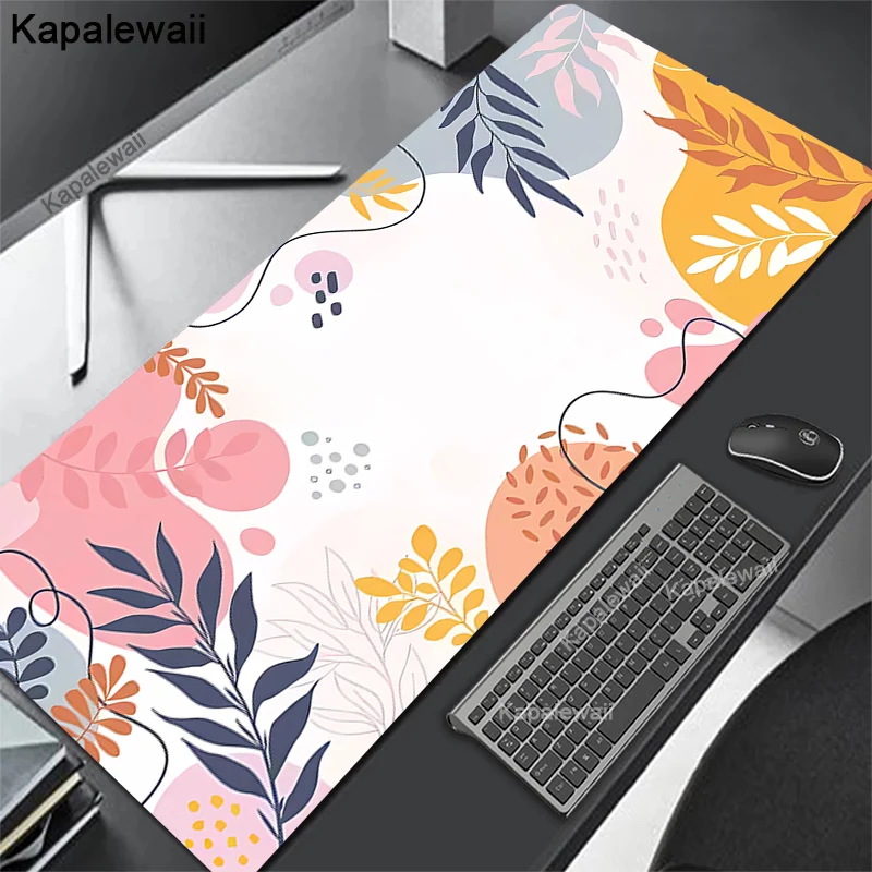 

Large Mouse Mat Gaming Mousepad Art Plant Big Gamer Mousepads 50x100cm XXL Keyboard Mats Desk Pad Mat Table Carpet Mouse Pad Rug